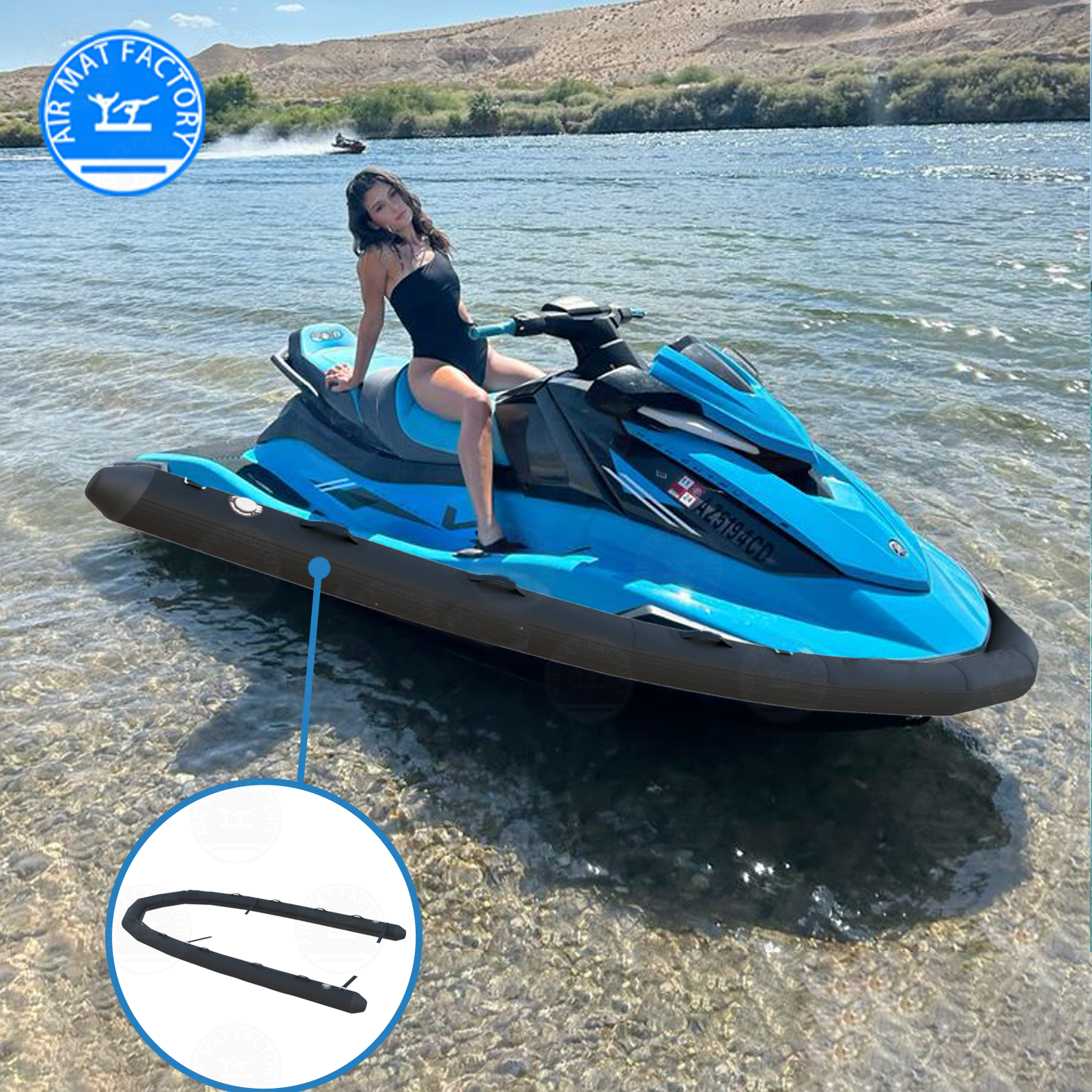 Fishing Kayak Inflatable - Stock! Hot Selling Inflatable PVC Motorboat