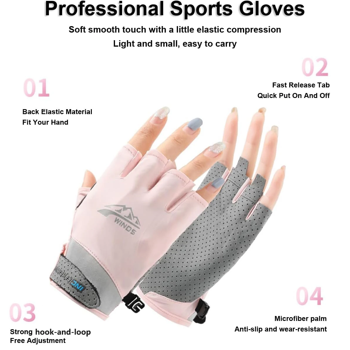 1 Pair Fingerless Driving/Fish - Fishing Kayak Anchor บทวิจารณ์และราคา