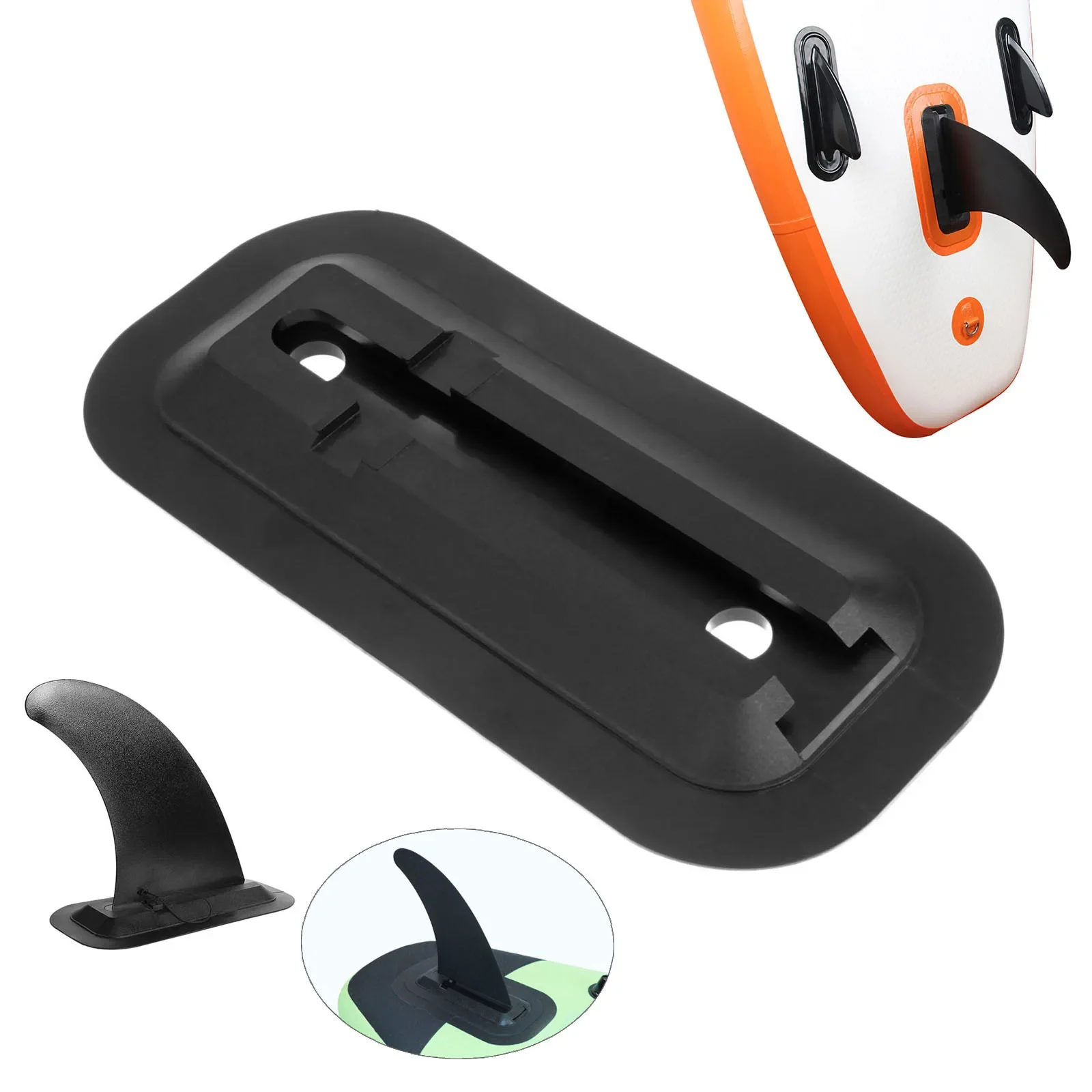 1 Pc PVC Slide-in Central Fin  - Fishing Kayak Paddle บทวิจารณ์และราคา
