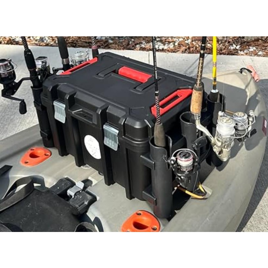Kayak Fishing Crate - 6 Integr - Fishing Kayak Rod Holder บทวิจารณ์และราคา