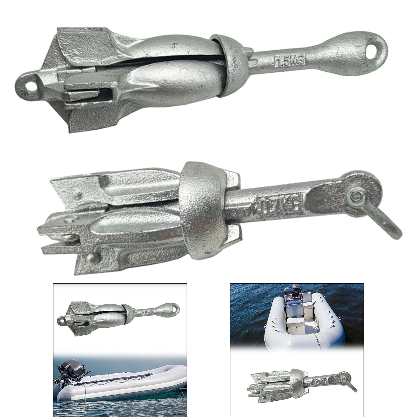 Compact Foldable Marine Anchor - Fishing Kayak Anchor บทวิจารณ์และราคา