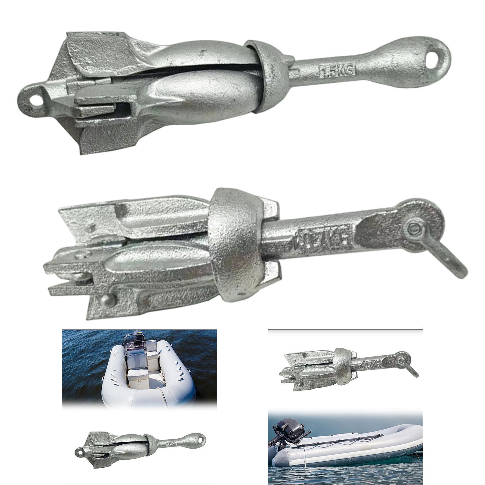 Compact Foldable Marine Anchor - Fishing Kayak Anchor บทวิจารณ์และราคา