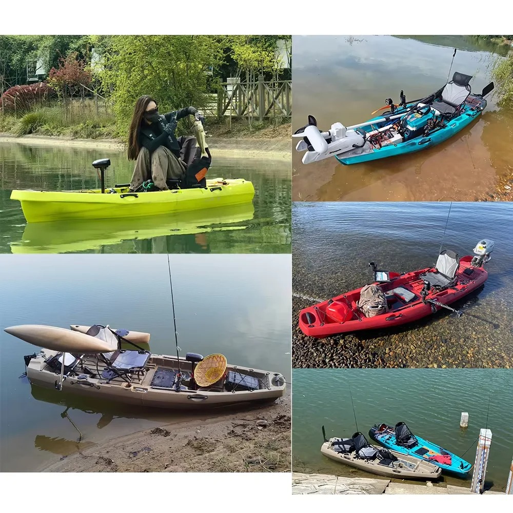 LLDPE Modular Kayak Canoe w/Pe - Fishing Kayak Pedal Drive บทวิจารณ์และราคา
