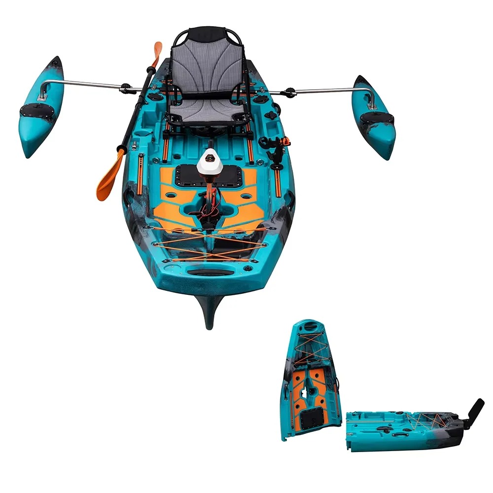 LLDPE Modular Kayak Canoe w/Pe - Fishing Kayak Pedal Drive บทวิจารณ์และราคา