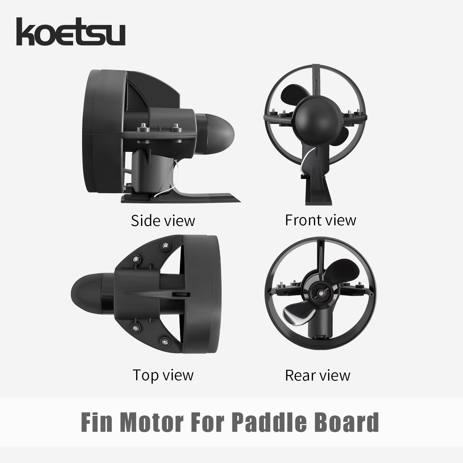 KOETSU paddle board underwater - Fishing Kayak Trolling Motor บทวิจารณ์และราคา