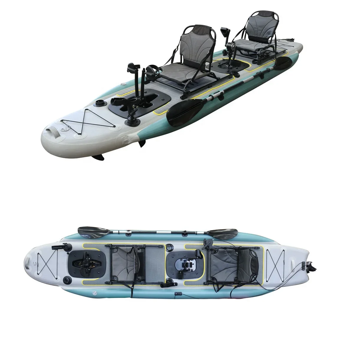 2026 14FT 2-Person Sit-On-Top  - Fishing Kayak Sit On Top บทวิจารณ์และราคา