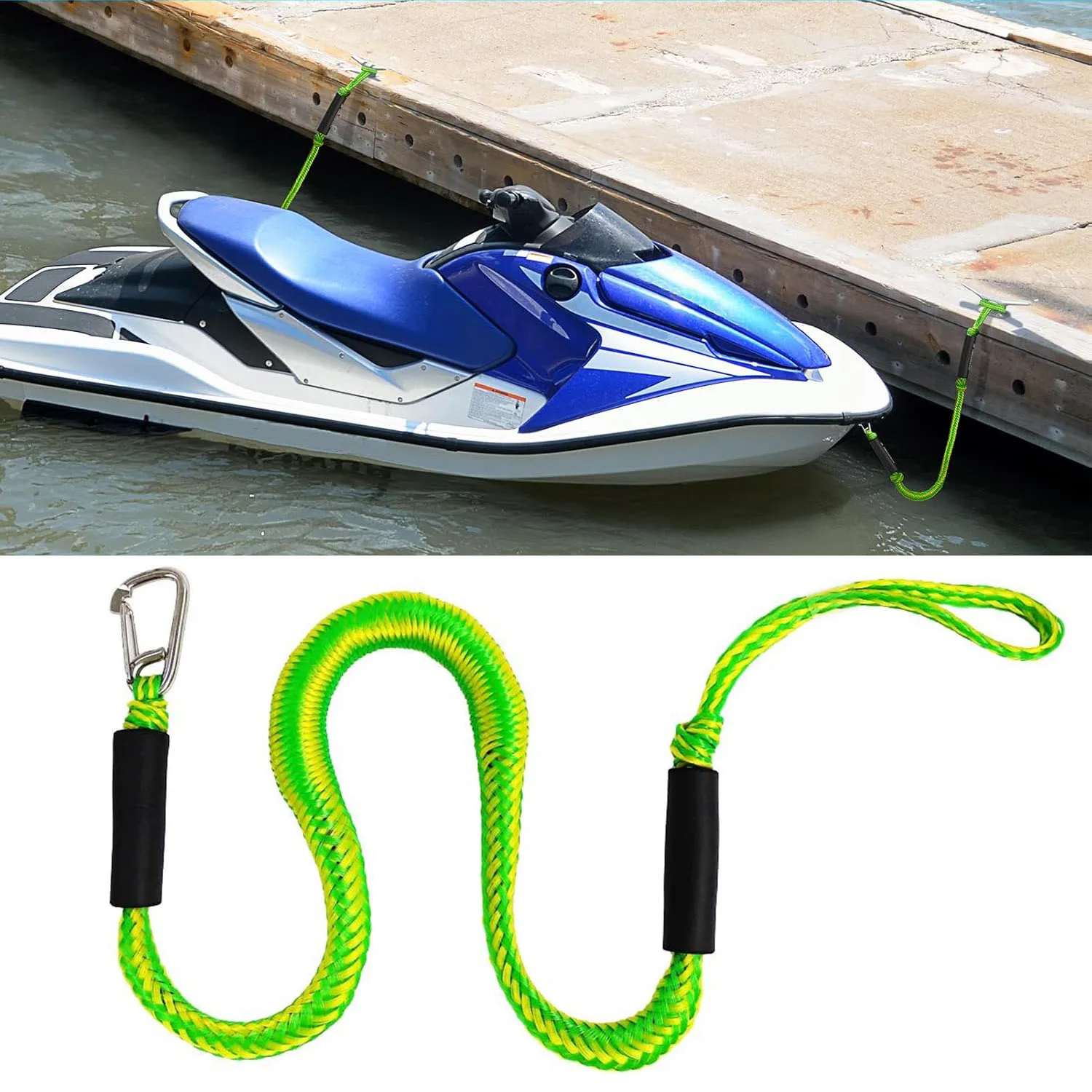 Boat Bungee Dock Lines Cords D - Fishing Kayak Anchor บทวิจารณ์และราคา