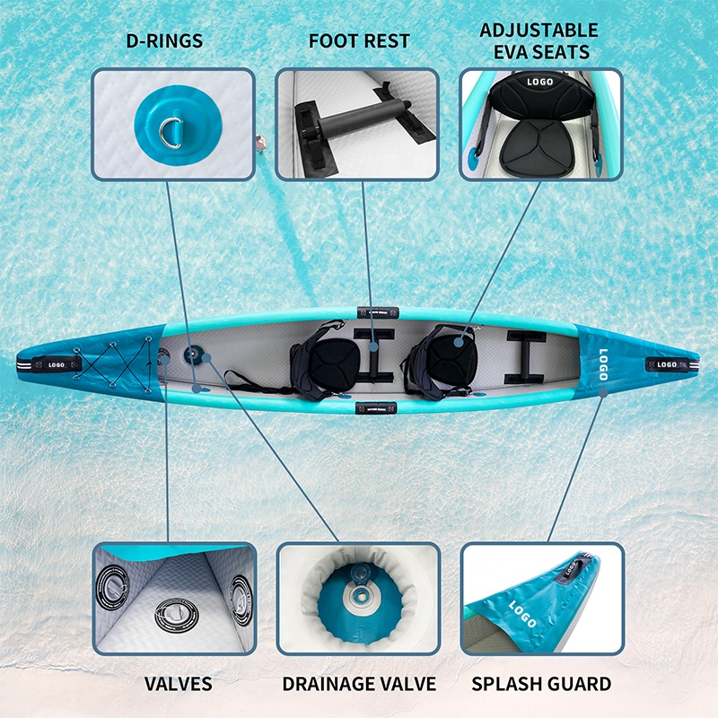 Drop Stitch Kayak Inflatable C - Fishing Kayak Sit In บทวิจารณ์และราคา
