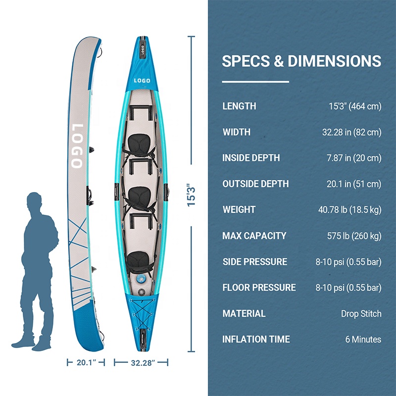 Drop Stitch Kayak Inflatable C - Fishing Kayak Sit In บทวิจารณ์และราคา