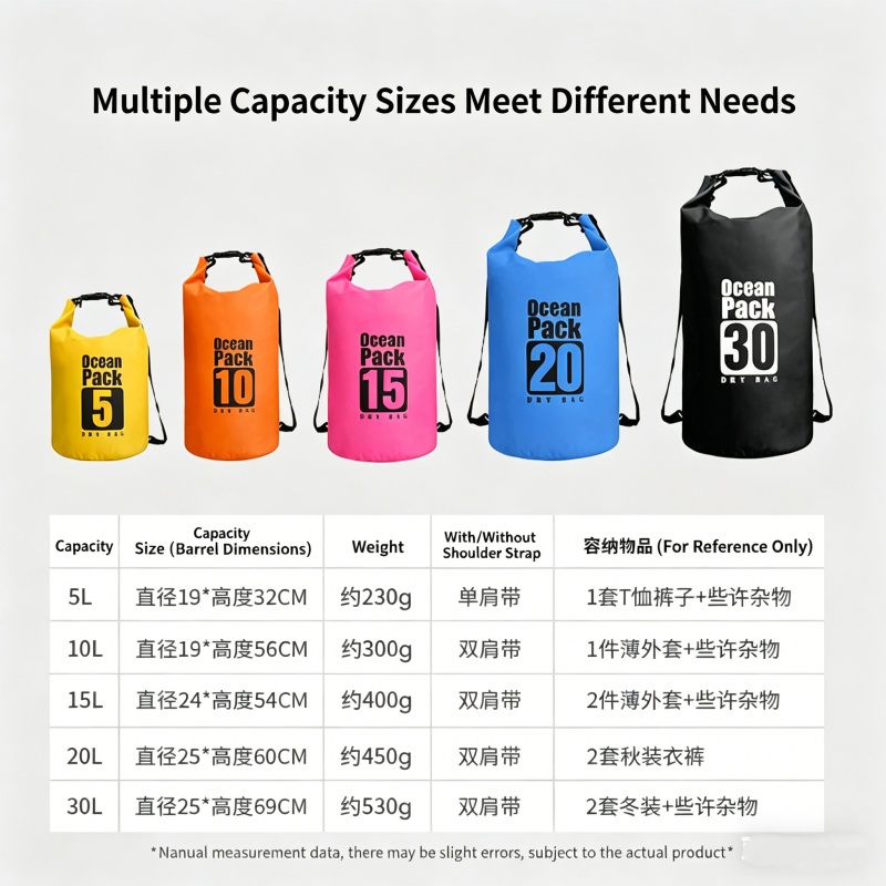 Swimming Waterproof Dry Bag 5L - Fishing Kayak Storage Bag บทวิจารณ์และราคา