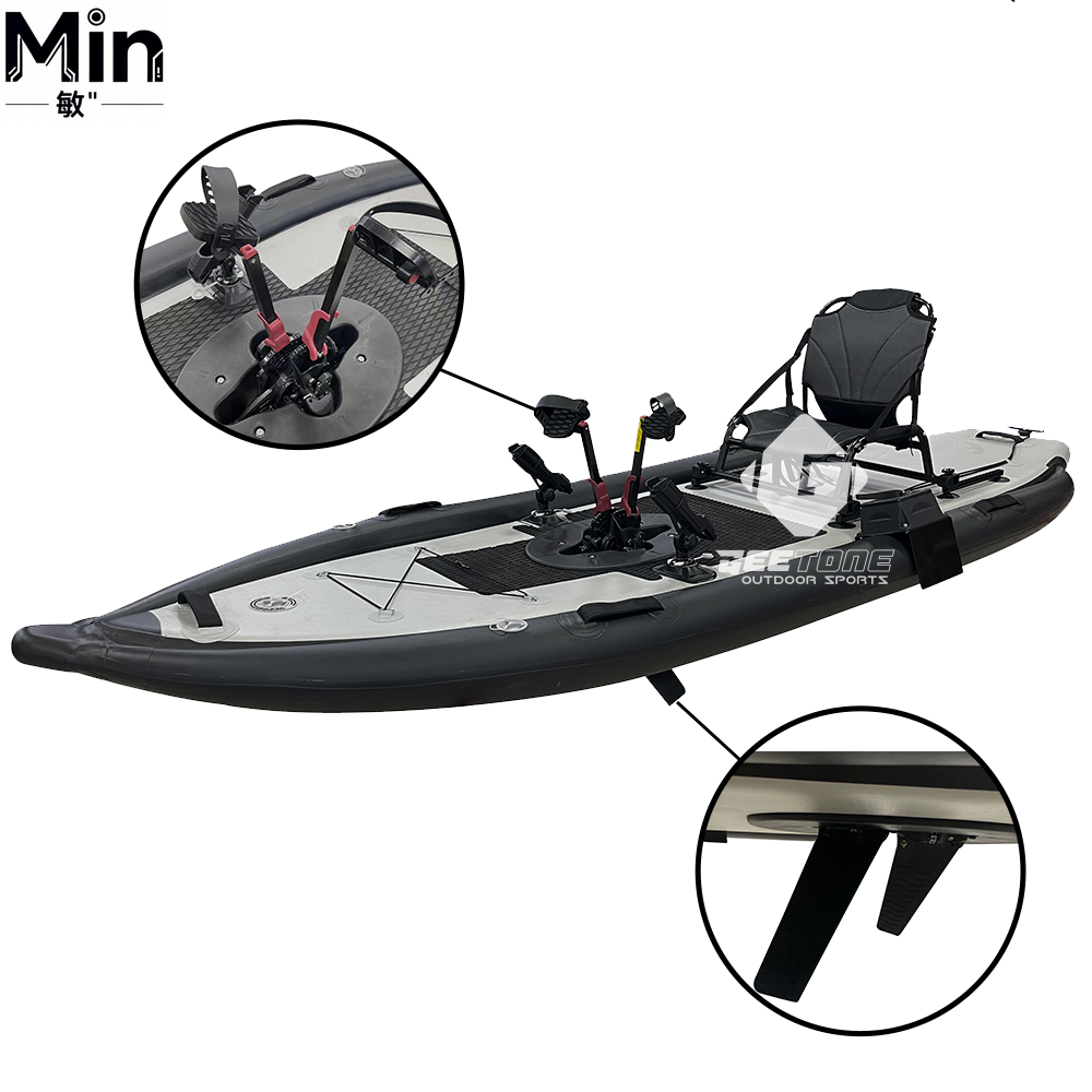 1000D PVC Inflatable Pedal Dri - Fishing Kayak Pedal Drive บทวิจารณ์และราคา