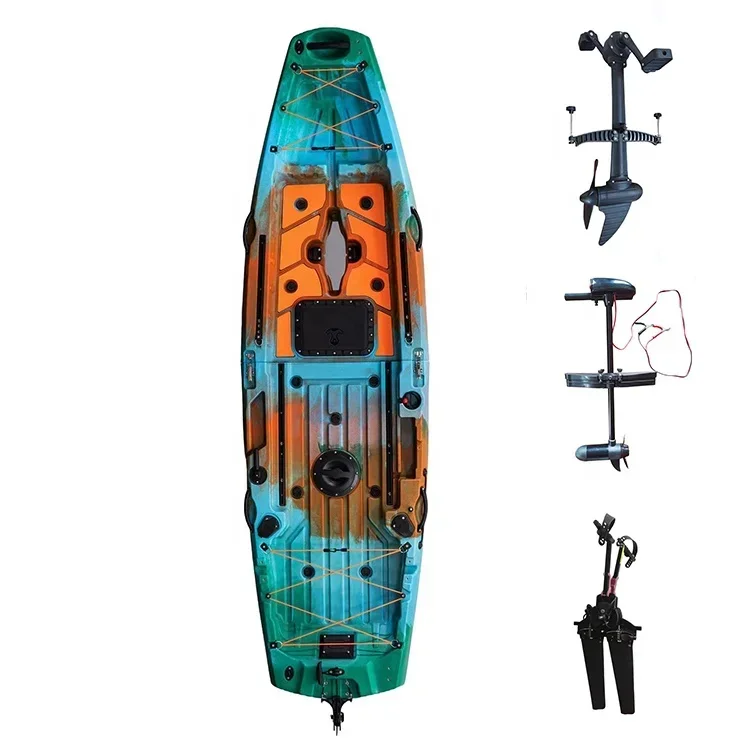 9.5ft 1 Person Folding Plastic - Fishing Kayak Pedal Drive บทวิจารณ์และราคา