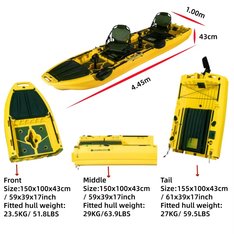 Airo Popular Modular 10ft/14ft - Fishing Kayak Sit On Top บทวิจารณ์และราคา