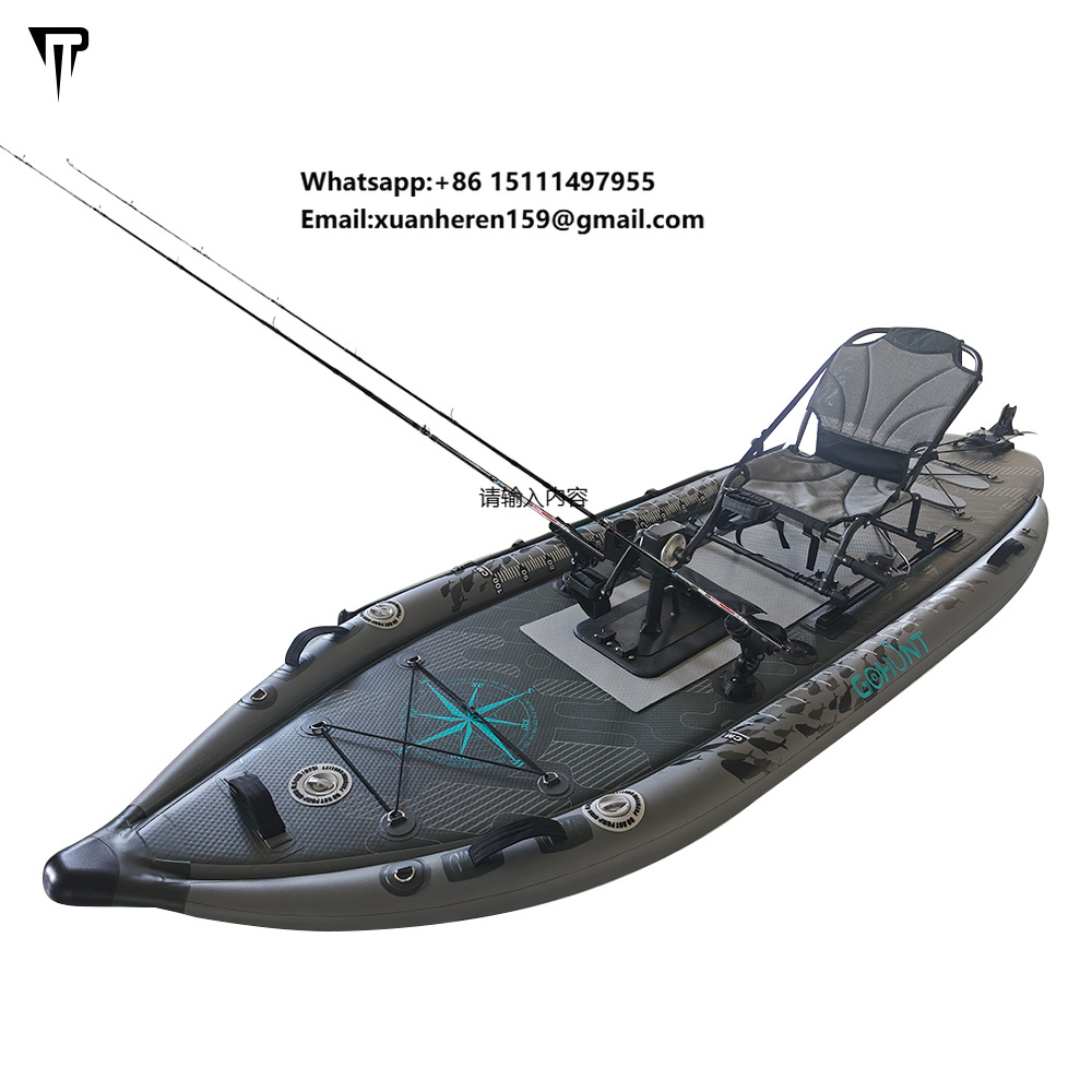 JTRDA 2024 New Inflatable Kaya - Fishing Kayak Pedal Drive บทวิจารณ์และราคา