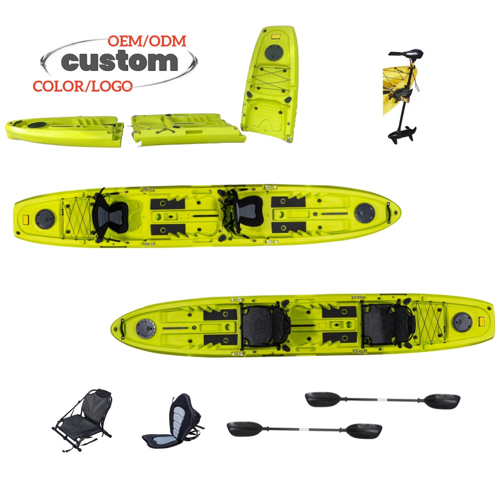 New Modular Tandem Double Sit- - Fishing Kayak Sit On Top บทวิจารณ์และราคา
