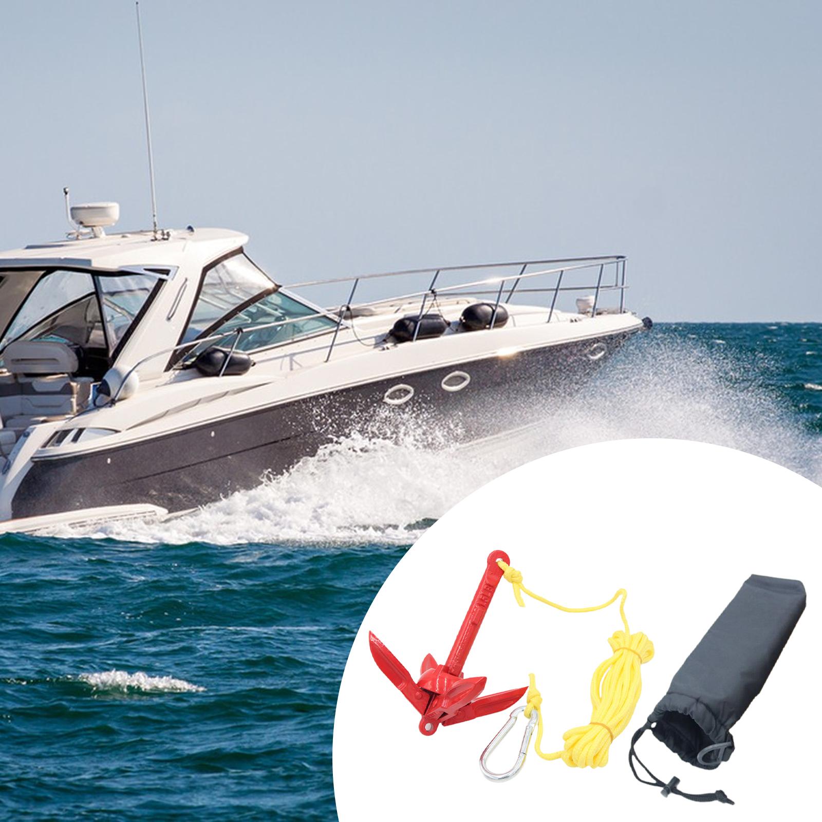 Carbon Steel Folding Boat Anch - Fishing Kayak Anchor บทวิจารณ์และราคา